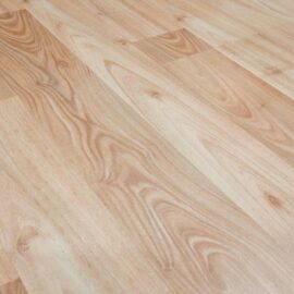 Light engineered hardwood boards laid side by side