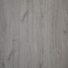 Grey wood-look laminate planks